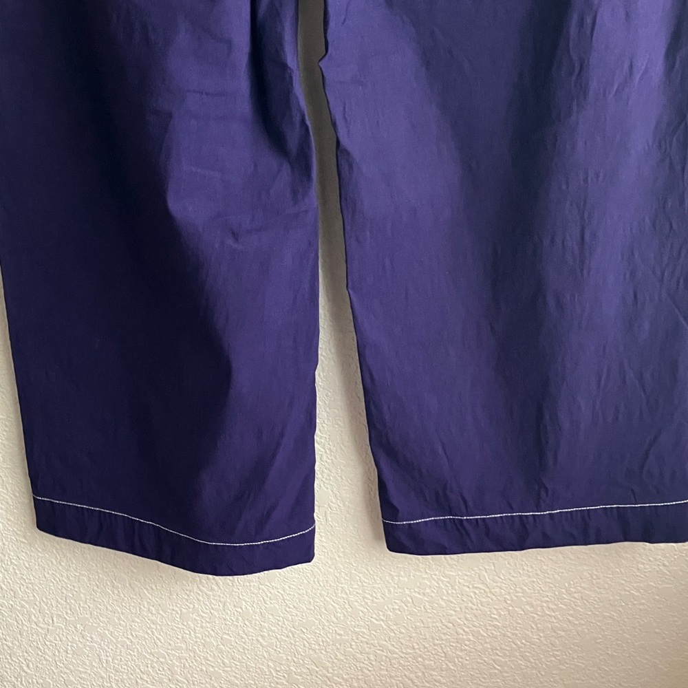 Anthropologie The Colette Crop Wide-Leg Pants by Maeve-Contrast-Stitch Edition - Picture 11 of 13